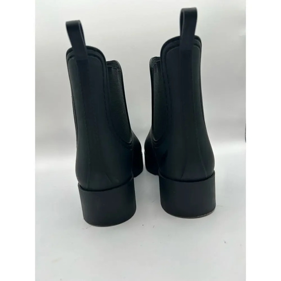 Jeffrey Campbell Rainz Boot in Black chunky lug platform sole Chealse boot sz 10 - Picture 8 of 9